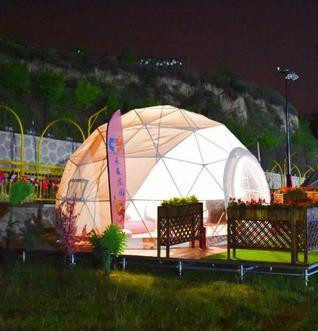 阿拉尔河南球形帐篷-室外浪漫乐园